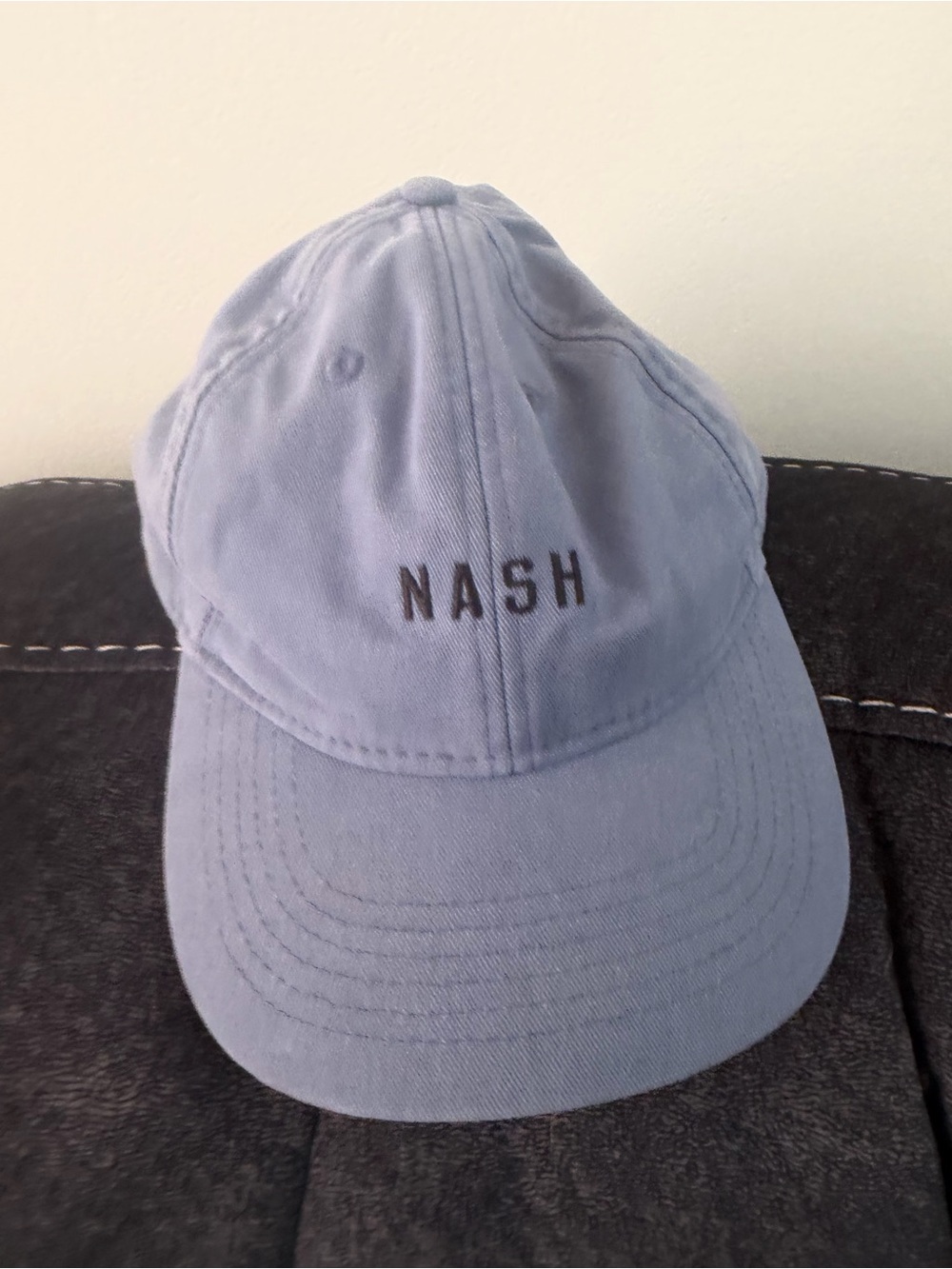 Women’s Nashville Blue Baseball Cap with 'NASH' Embroidery